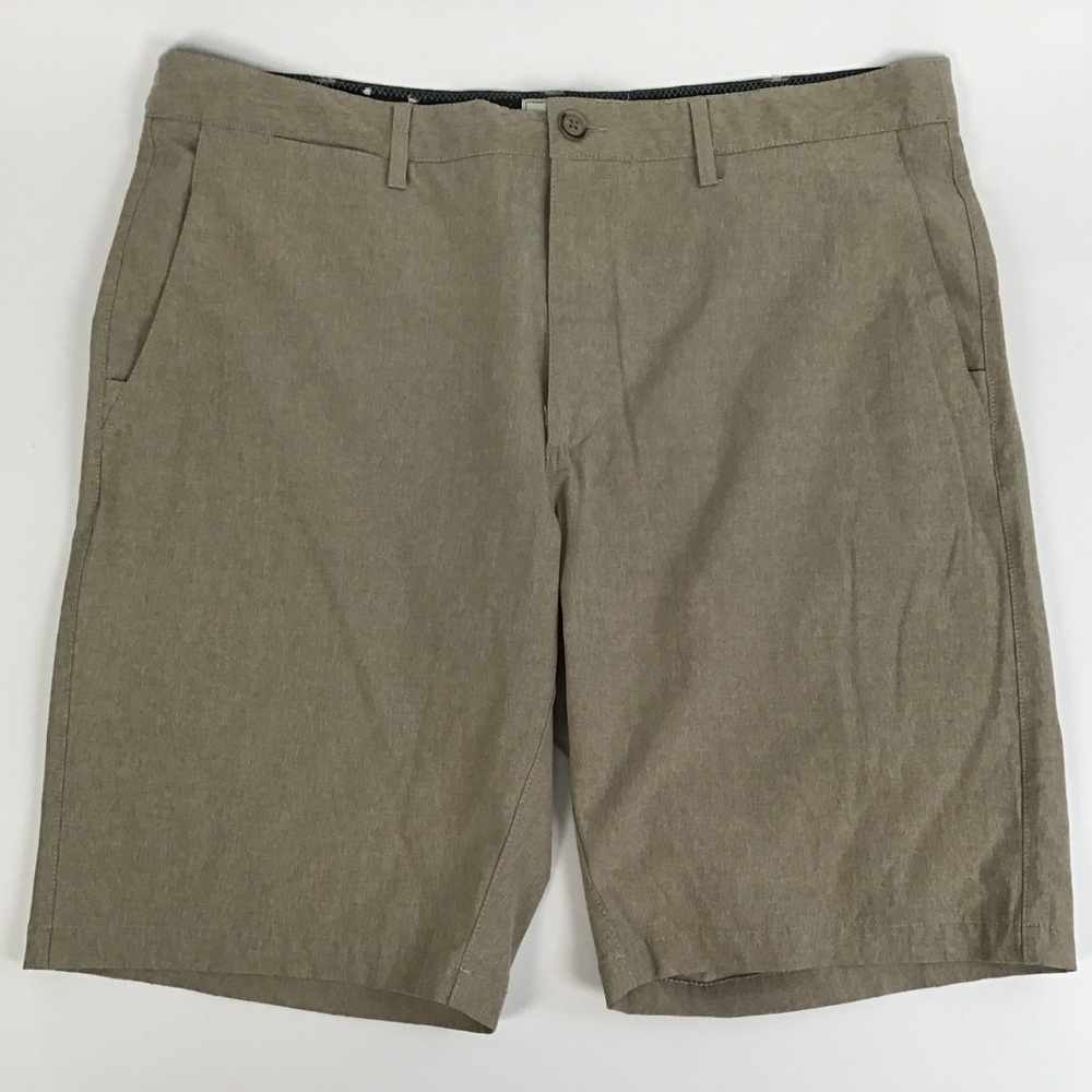 7 Diamonds Performance men’s flat front zip up shorts 38 waist